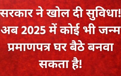 सिर्फ 5 मिनट में ऑनलाइन बनाएं अपना या किसी का भी जन्म प्रमाणपत्र – जानिए कैसे! Birth Certificate Online Apply